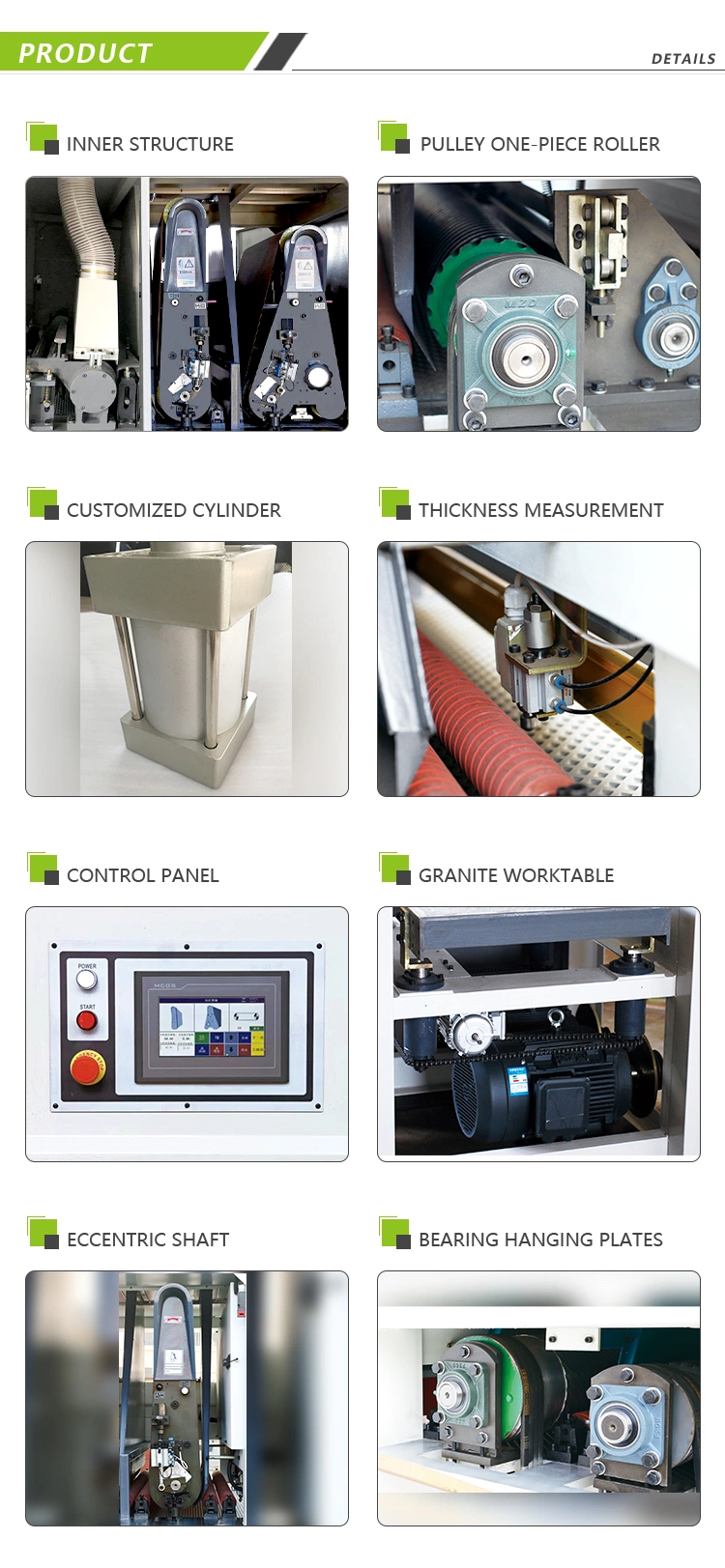 Heavy Duty Woodworking Planning and Sanding Machine