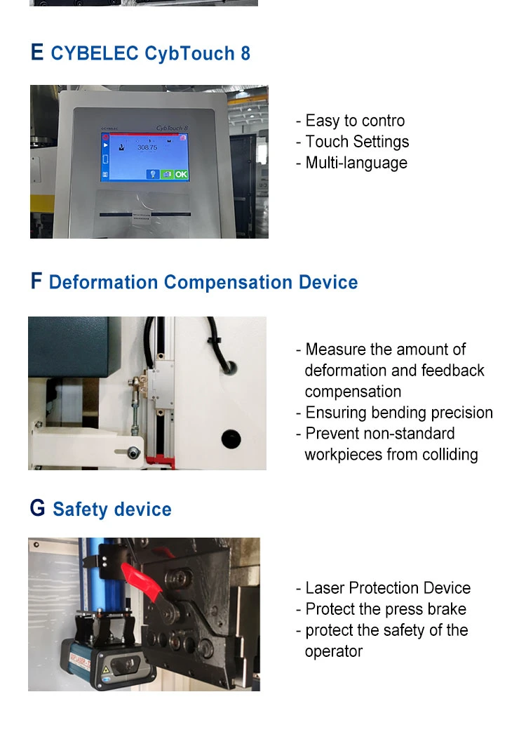 Two Servo Motors and Servo Pump CNC Hybrid Press Brake