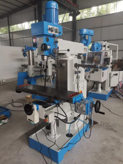 High Precision Factory Sale 50mm Horizontal Vertical Universal Milling Machine Sp2241 Fresadora Universal 7550 Optimum Milling Drilling Machine Zx7550 Zx6350 CE