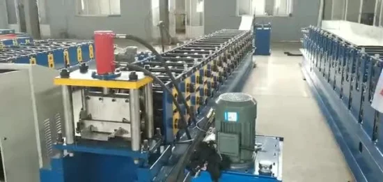 Hot Rolled Coil Metal Roof Panel Roll Forming Machine Steel Profile Roller Shutter Door Gate Frame Shaping Machine